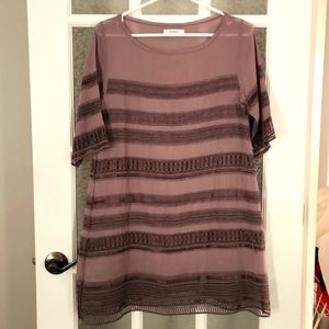 Alpha Studio Lavender Dress / Made in Turkey